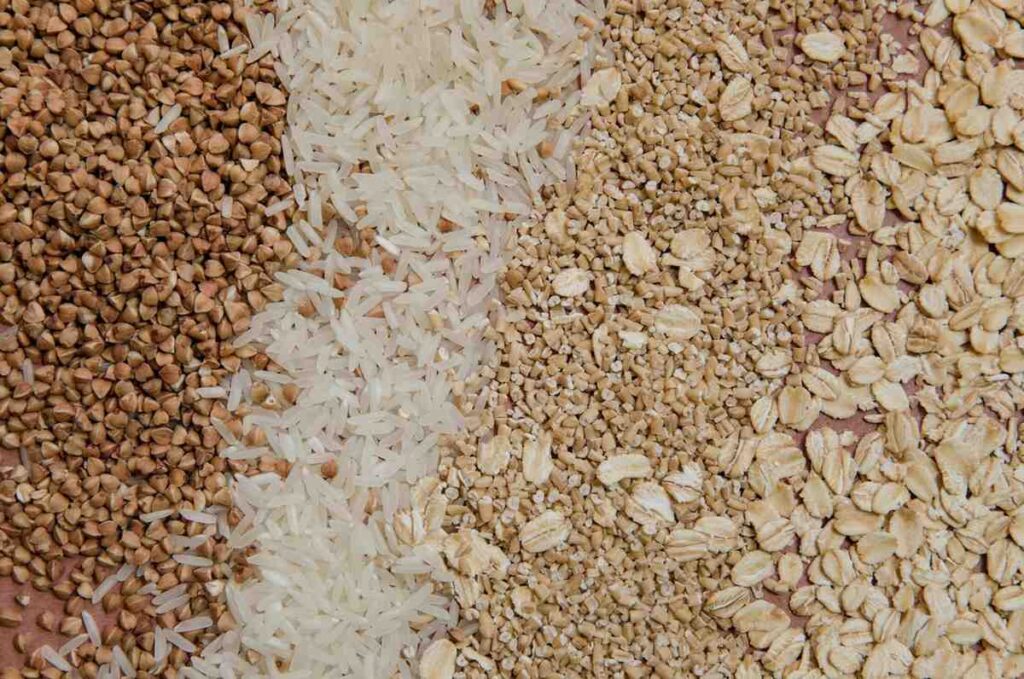 grains and nuts